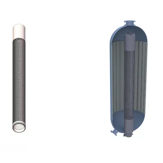 Zentralrohr mit Keildrahtsieb